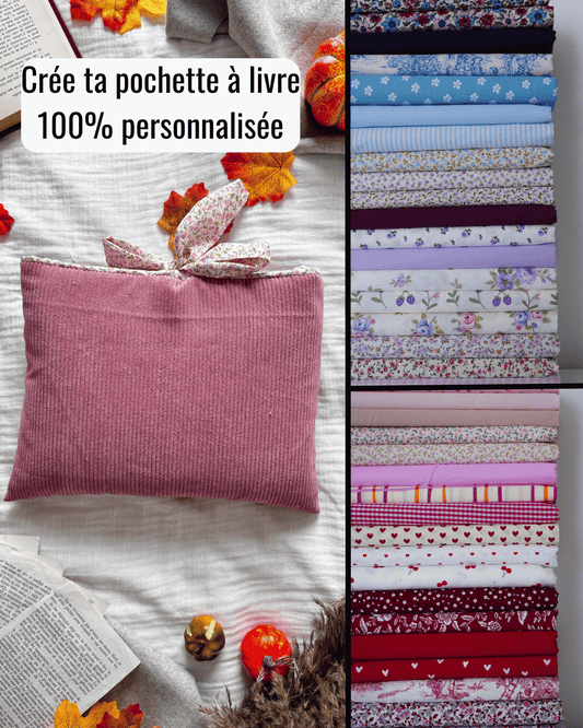 Pochette à livre "Noeud" personnalisée