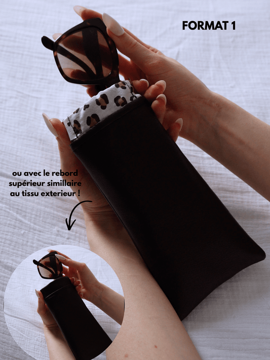 Etui à lunettes personnalisé