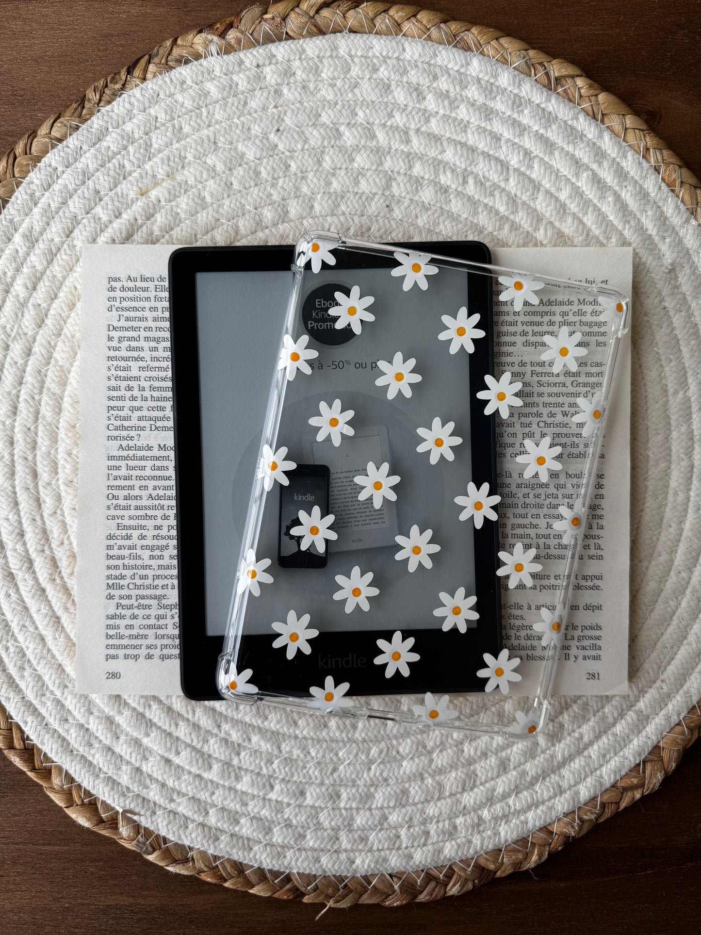 Coque à liseuse « Daisy »