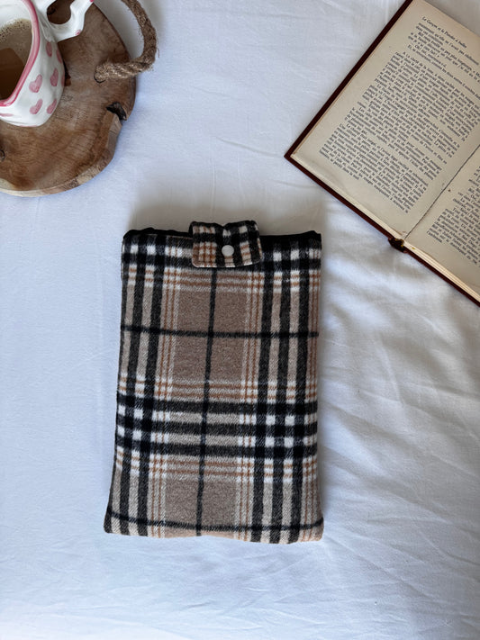 Pochettes à livre tartan