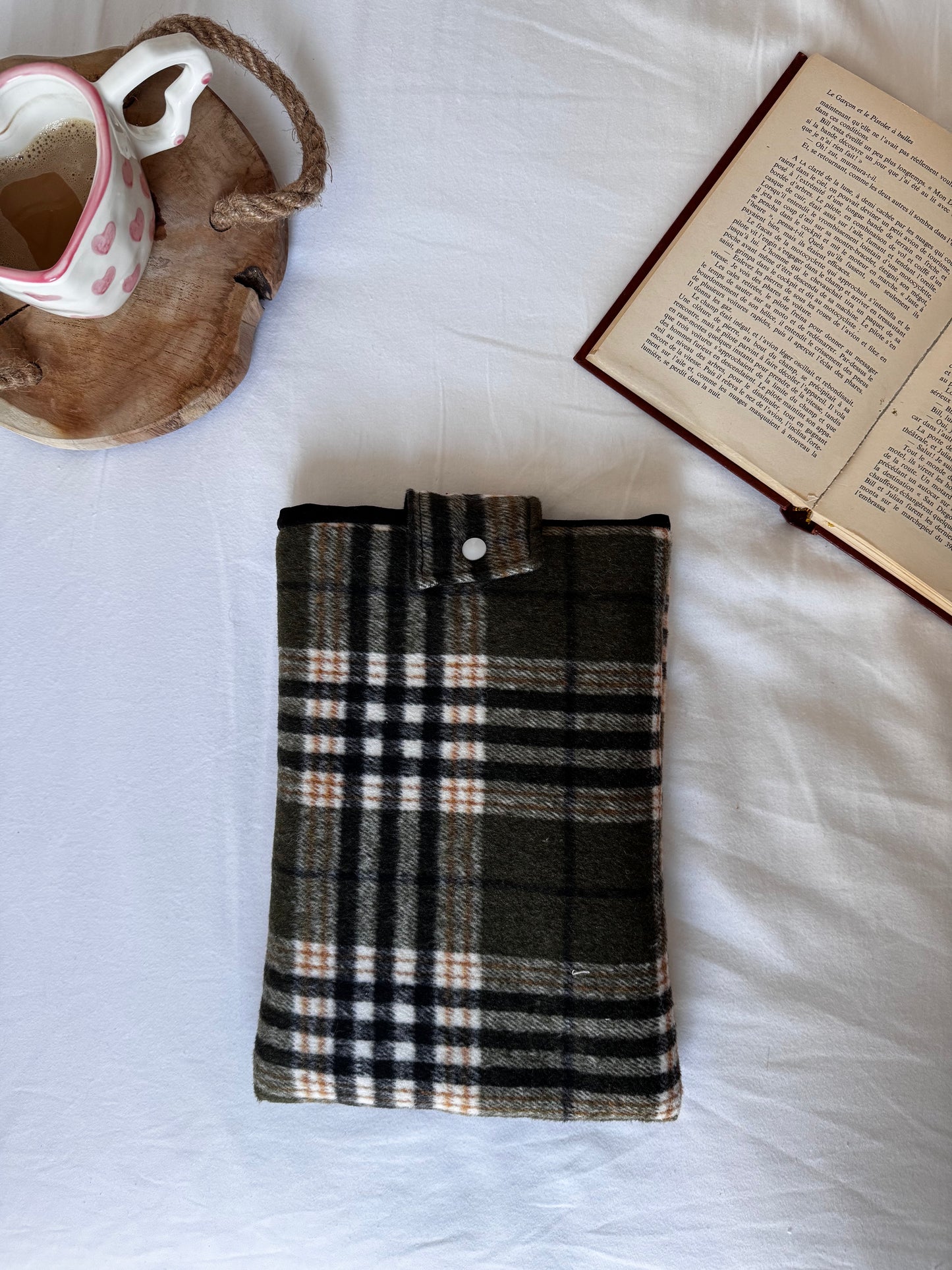 Pochettes à livre tartan