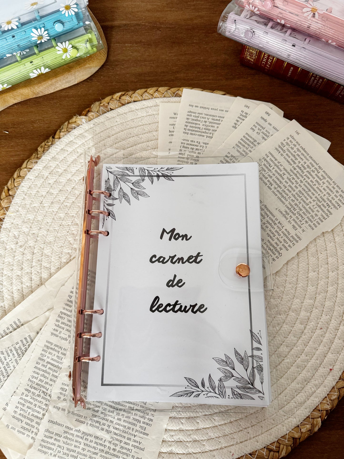 Carnet de lecture à compléter