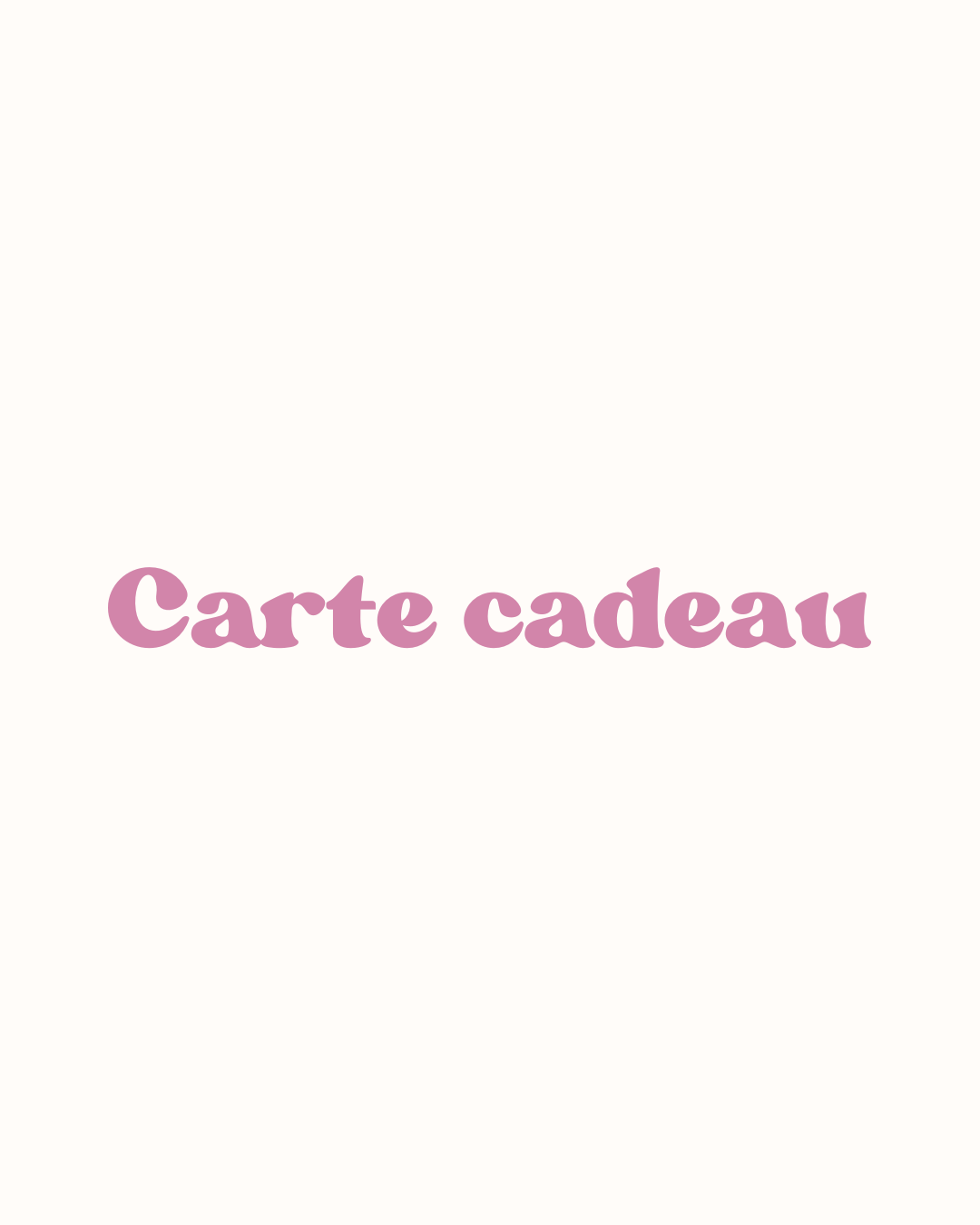 Carte cadeau - Aurea Créations