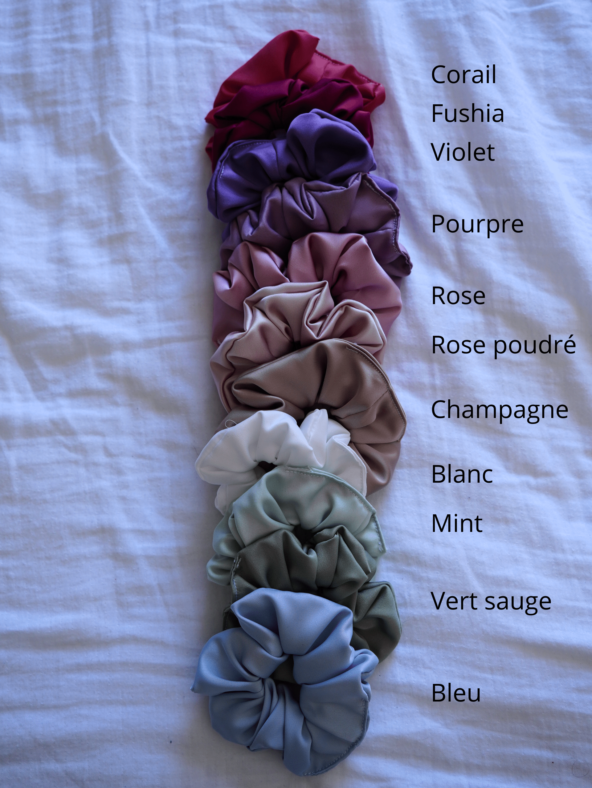 Chouchous en satin - Aurea Créations