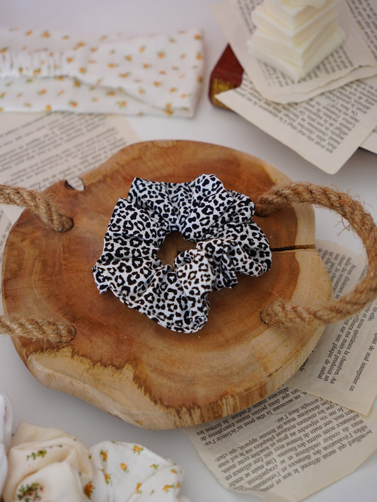 Coffret duo bandeau et chouchou | Duo graou blanc - Aurea Créations