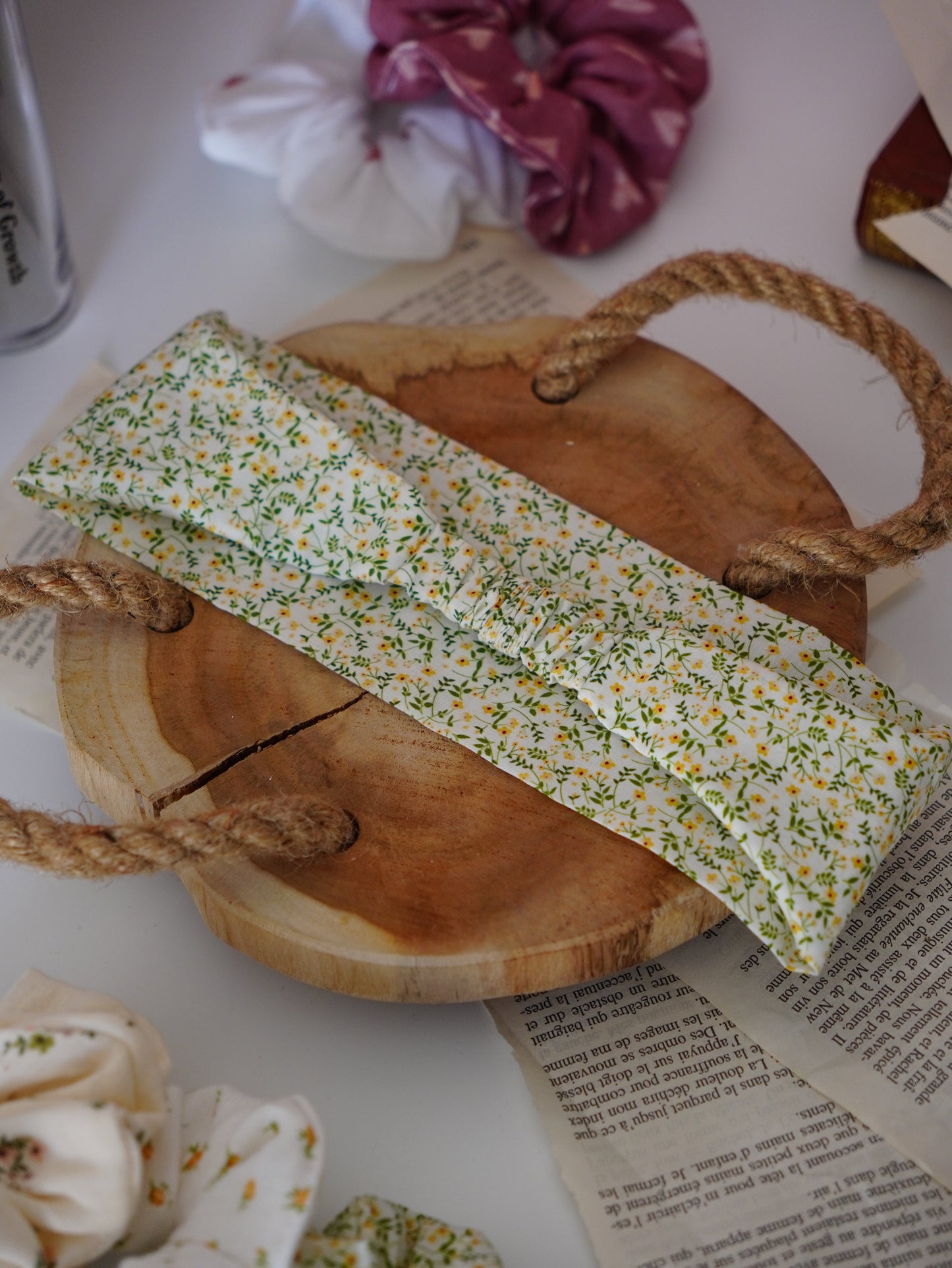 Coffret duo bandeaux | Duo bandeaux fleuris - Aurea Créations