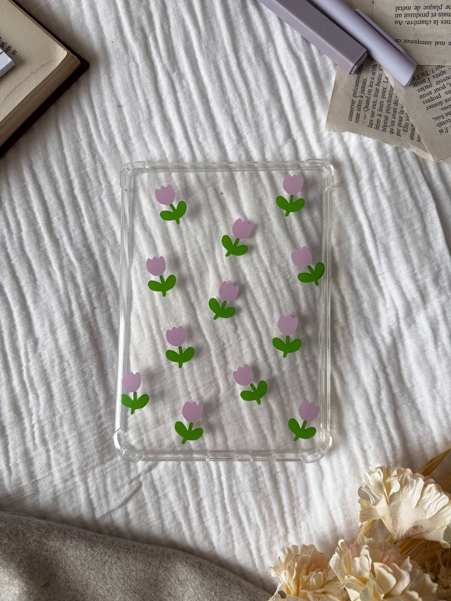 Coque à Liseuse Tulipe – Protection et Style pour ta Liseuse - Aurea Créations