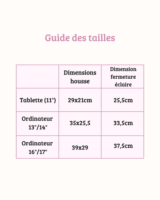 Housse d'ordinateur/tablette personnalisée - Aurea Créations