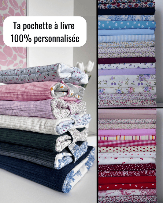 Pochette à livre personnalisée