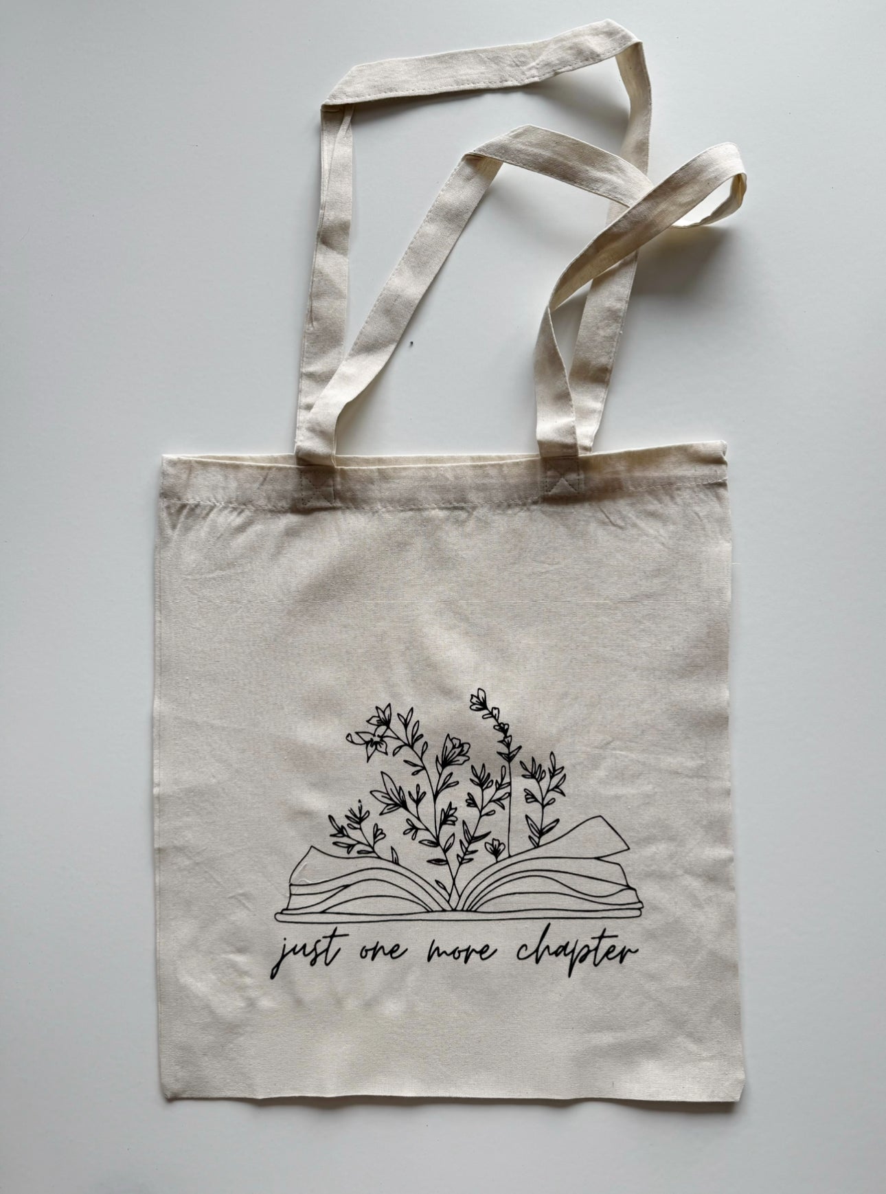 Tote bag « just one more chapter » - Aurea Créations