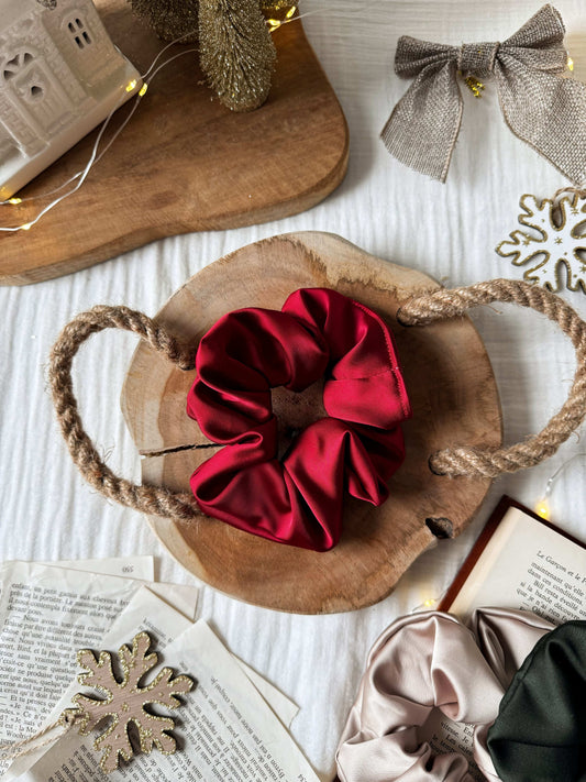 Trio de chouchous en satin - Aurea Créations