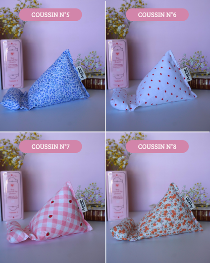 Mini coussins liseuse