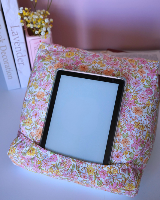 Coussin pour liseuse fleurs