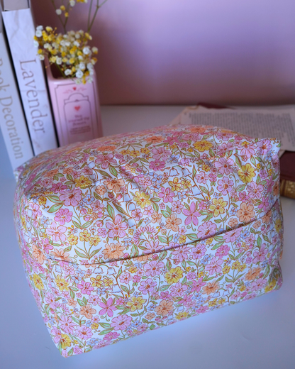 Coussin pour liseuse fleurs