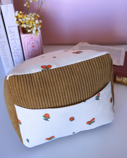 Coussin pour liseuse oranges