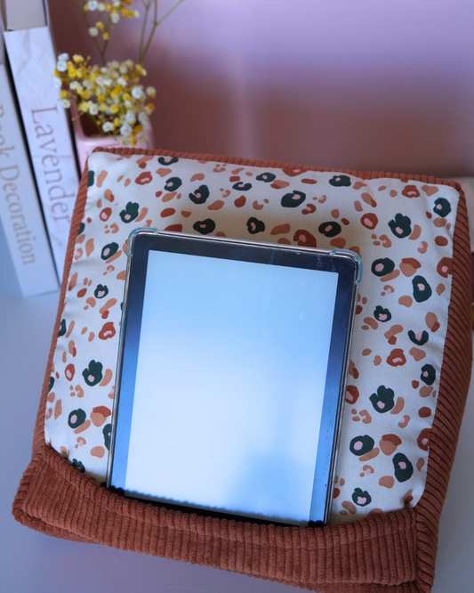 Coussin pour liseuse léopard