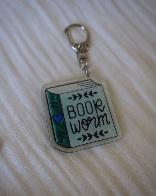 Porte clé book worm