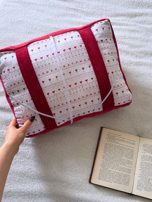 Coussin de lecture Love