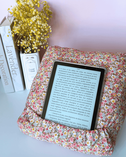 Coussin pour liseuse petites fleurs
