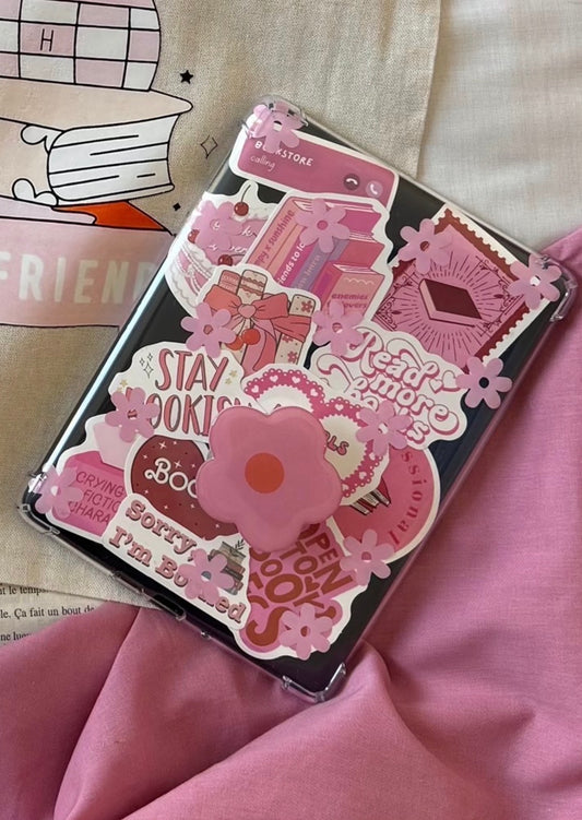 Coque à liseuse transparente