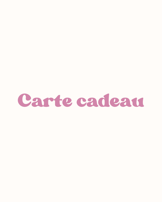 Carte cadeau