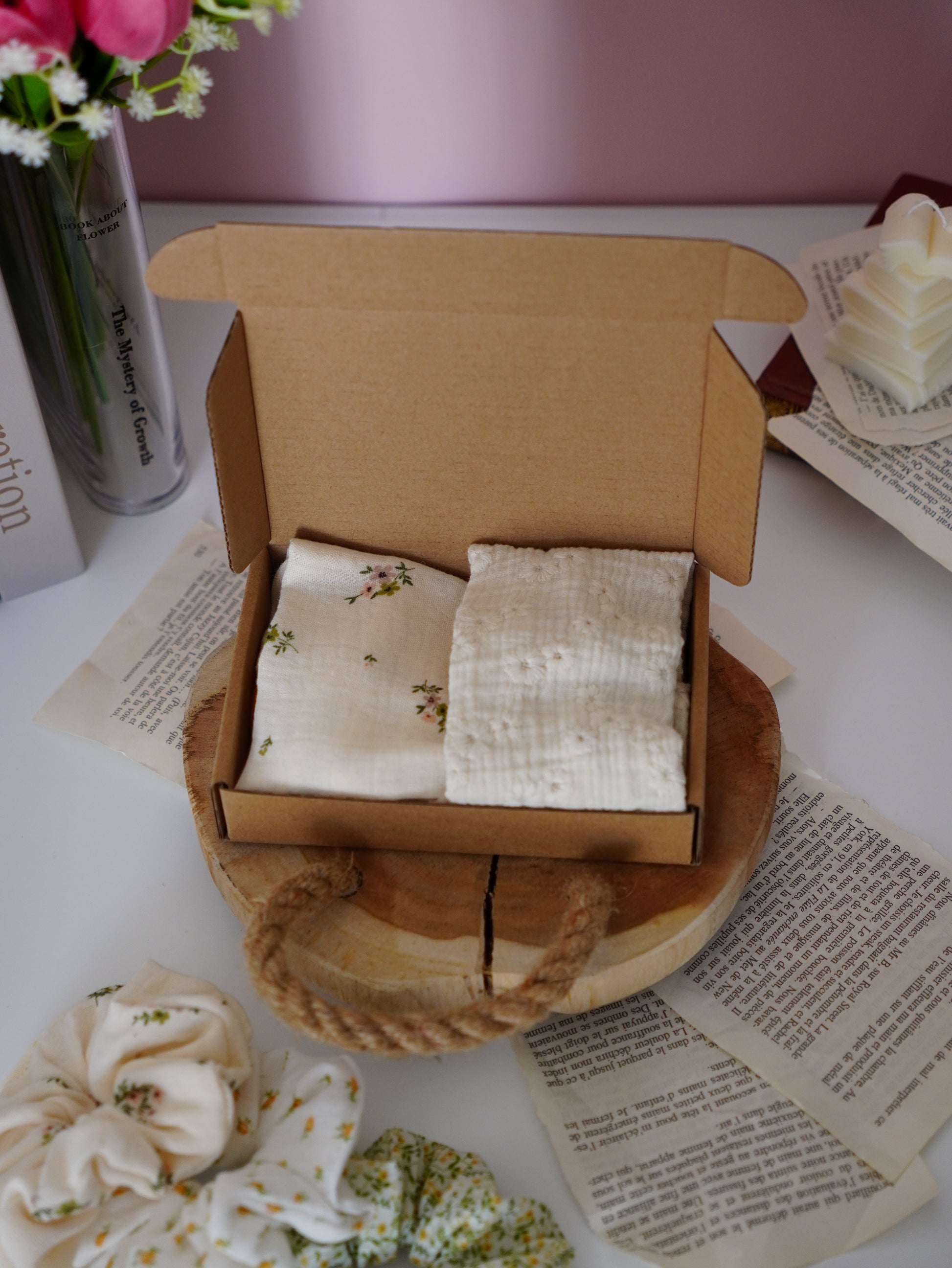 Coffret duo bandeaux | Duo bandeaux brodés - Aurea Créations