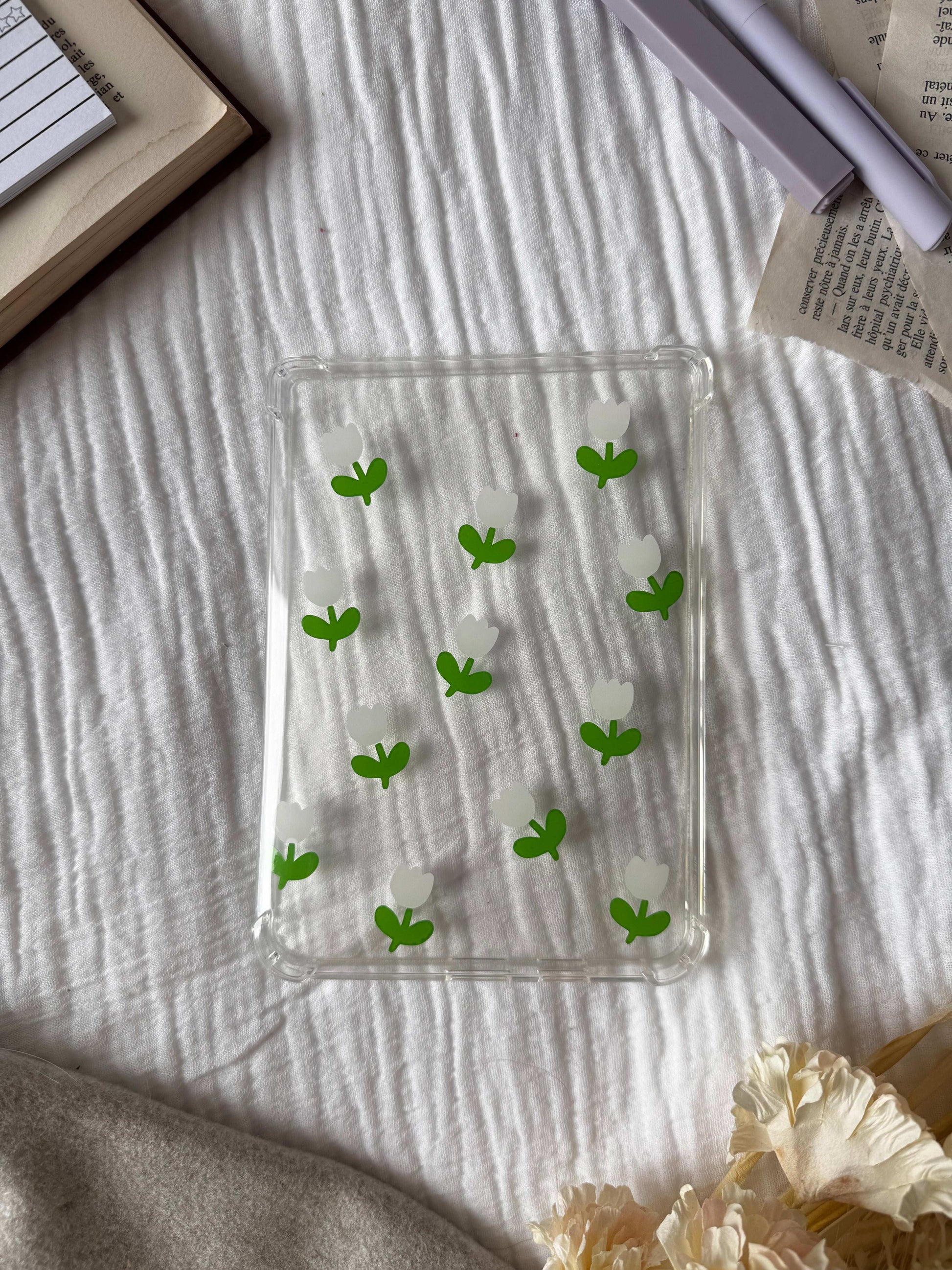 Coque à Liseuse Tulipe – Protection et Style pour ta Liseuse - Aurea Créations