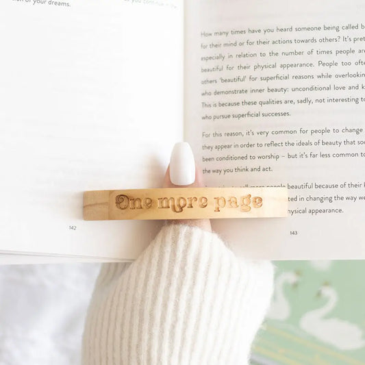 Bague de lecture en bois