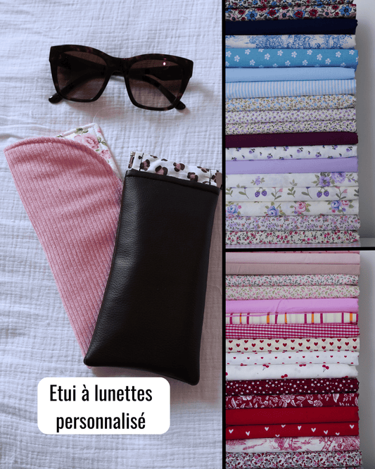 Etui à lunettes personnalisé