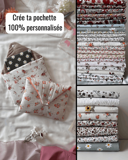 Pochette à liseuse personnalisée - Aurea Créations