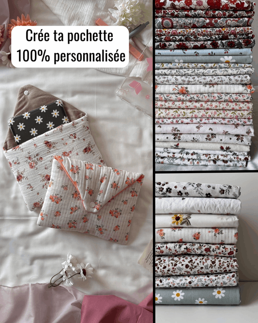 Pochette à liseuse personnalisée - Aurea Créations