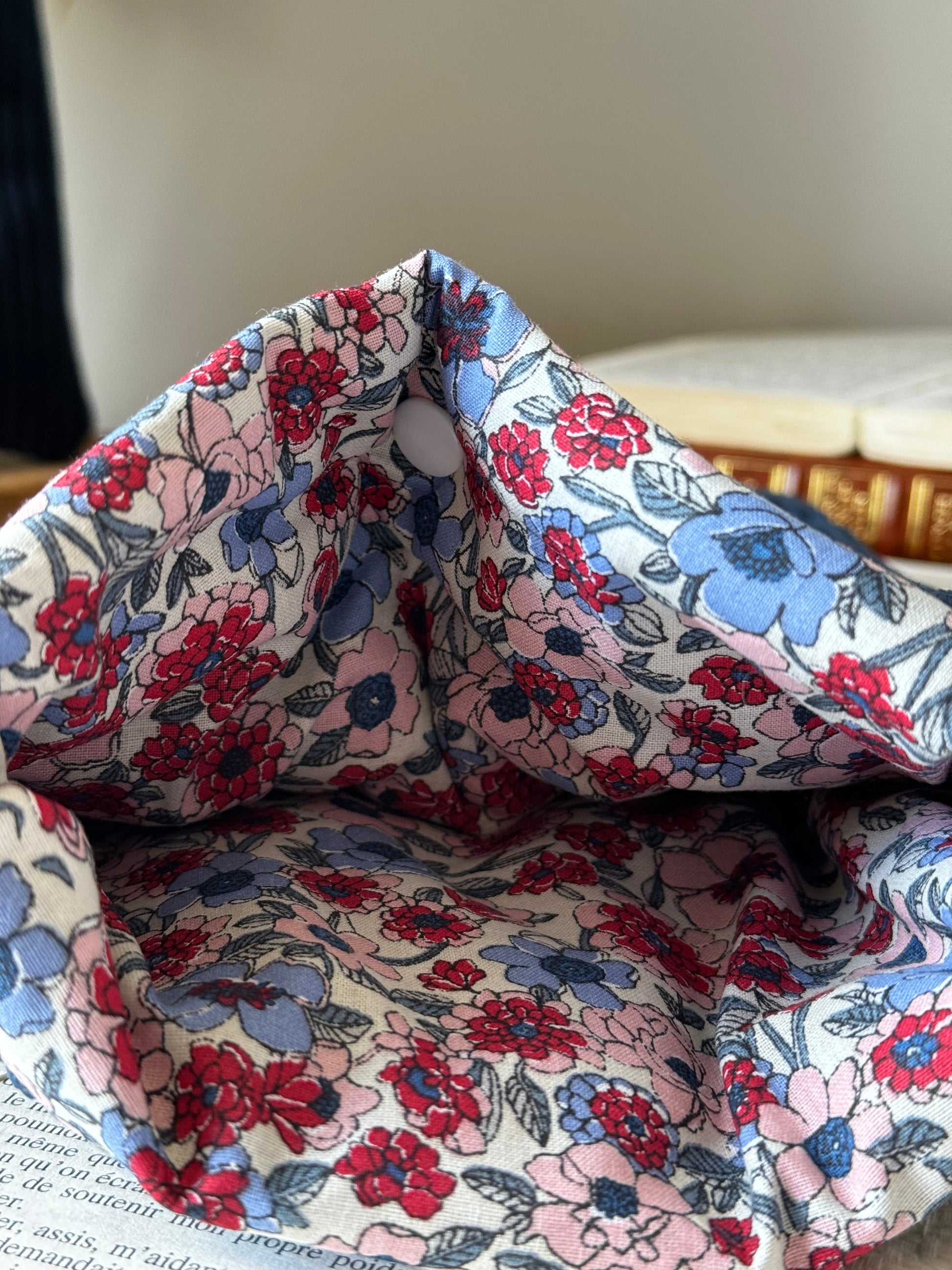 Pochette à livre « Navy » - Aurea Créations