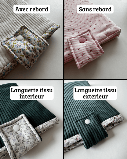 Pochette à livre personnalisée - Aurea Créations