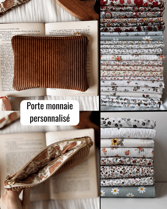 Porte monnaie personnalisé - Aurea Créations