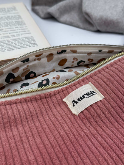 Sac banane vieux rose - Modèle Clara - Aurea Créations