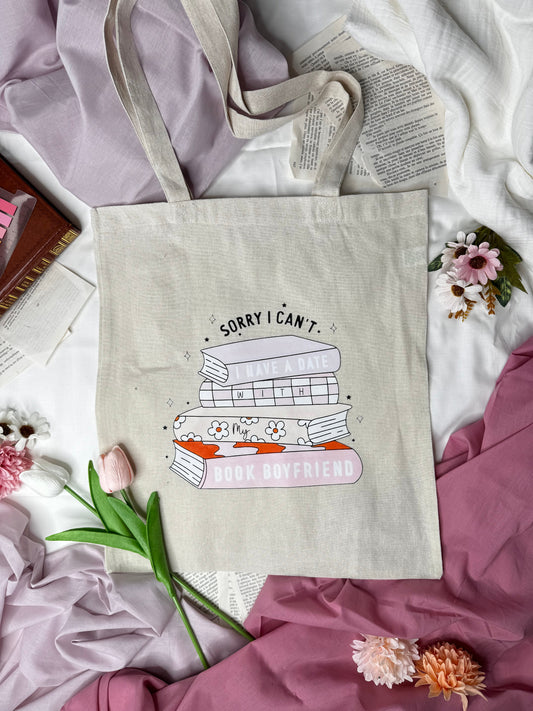 Tote bag « Sorry I have a date » - Aurea Créations