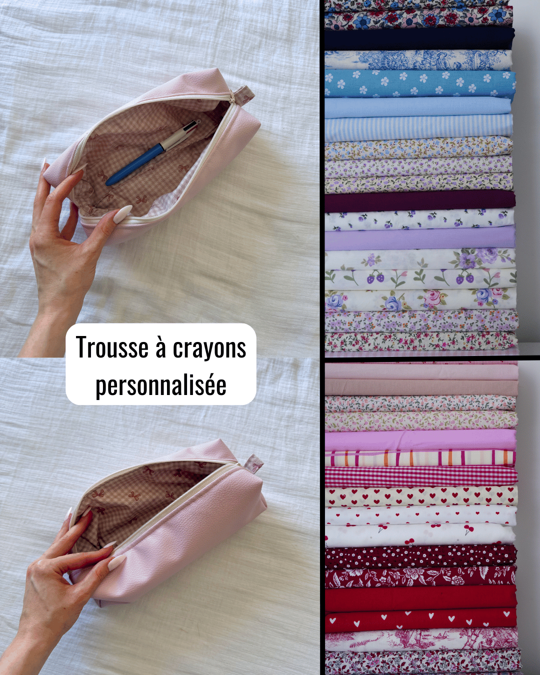 Trousse à crayon personnalisée