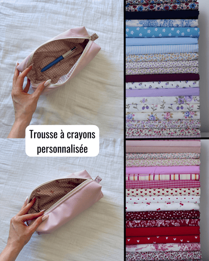 Trousse à crayon personnalisée